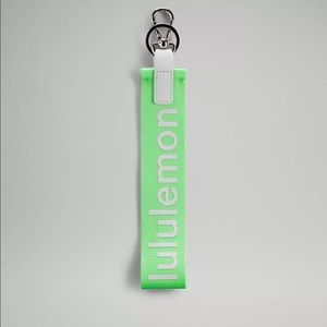 Lululemon Green Never Lost Keychain
